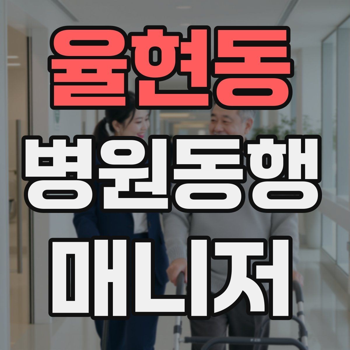 율현동 병원동행매니저 자격증 요즘 관심이 늘어난 이유