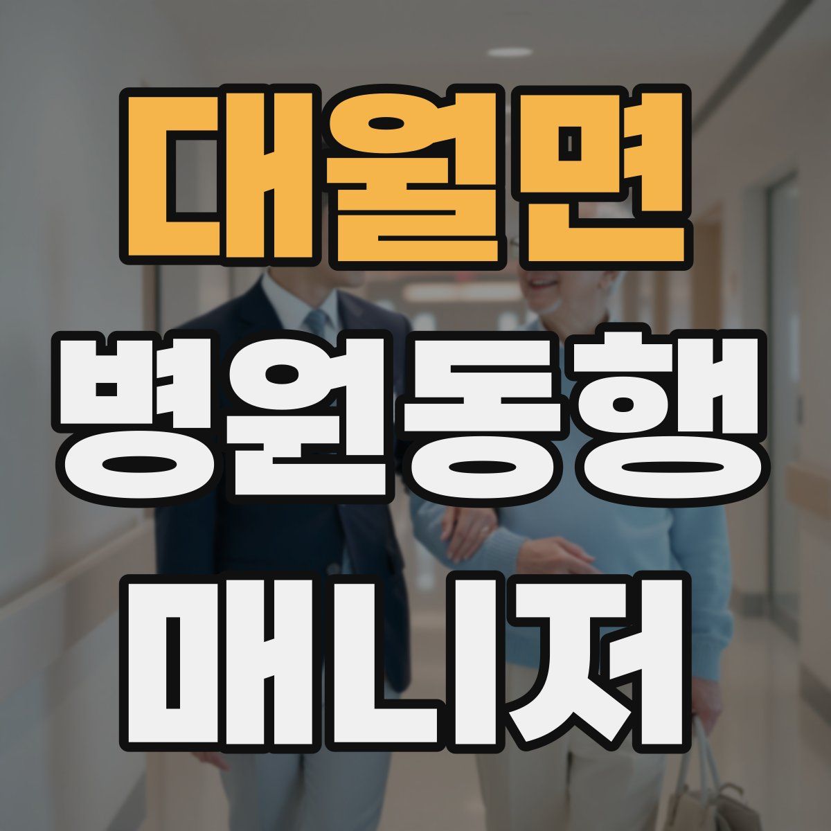 대월면 병원동행매니저 자격증