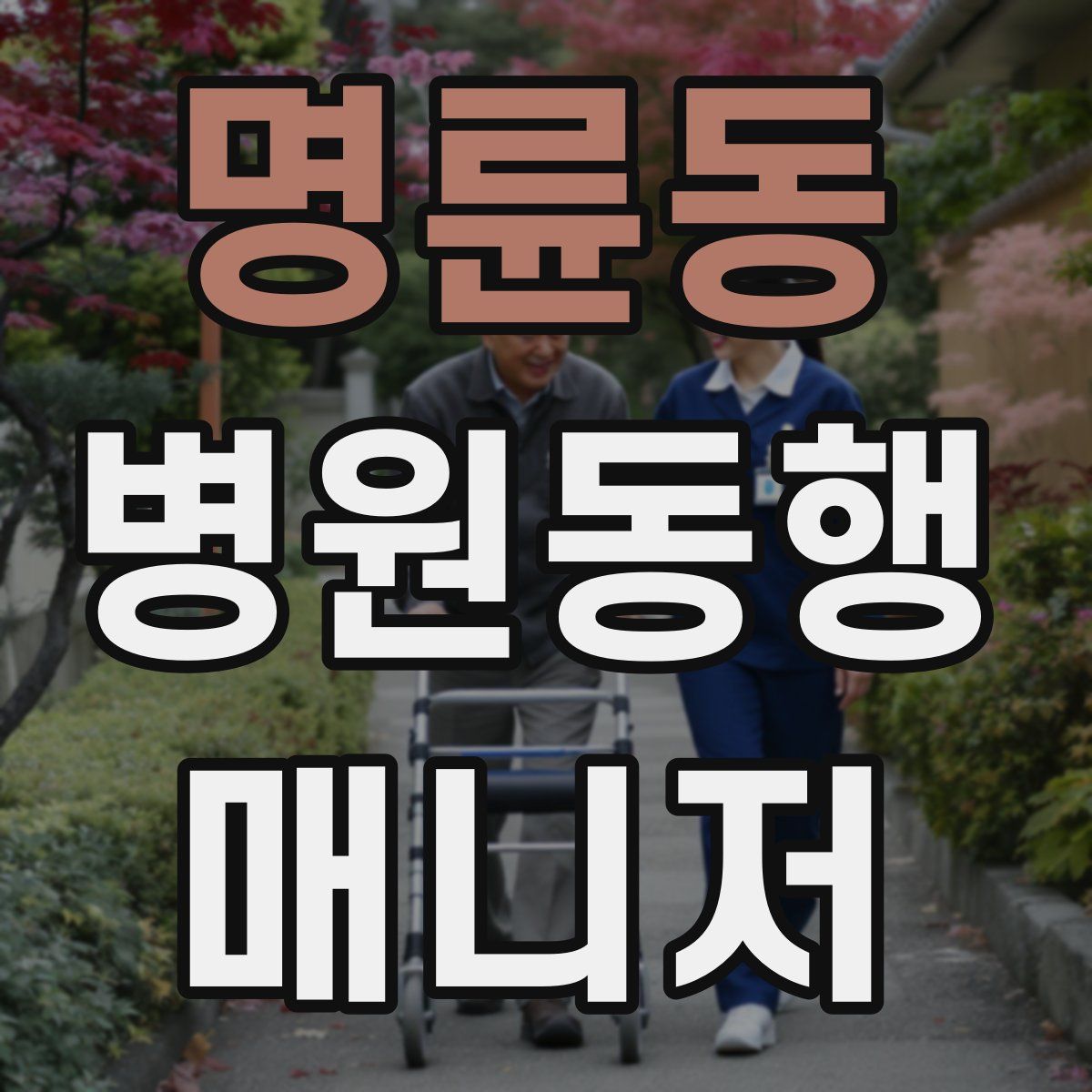 명륜동 병원동행매니저 자격증