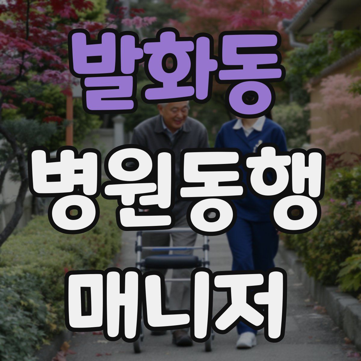 발화동 병원동행매니저 자격증