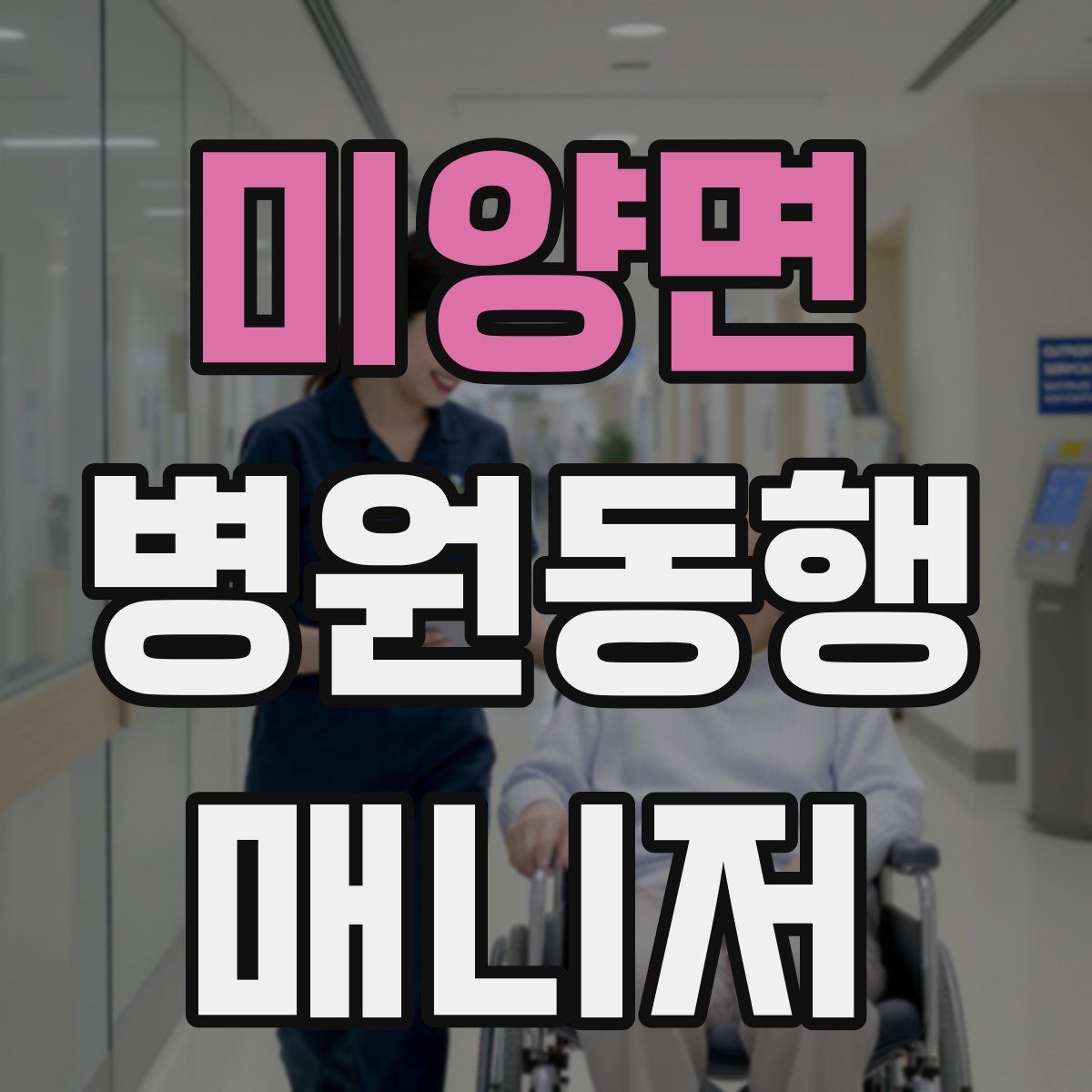 미양면 병원동행매니저 자격증