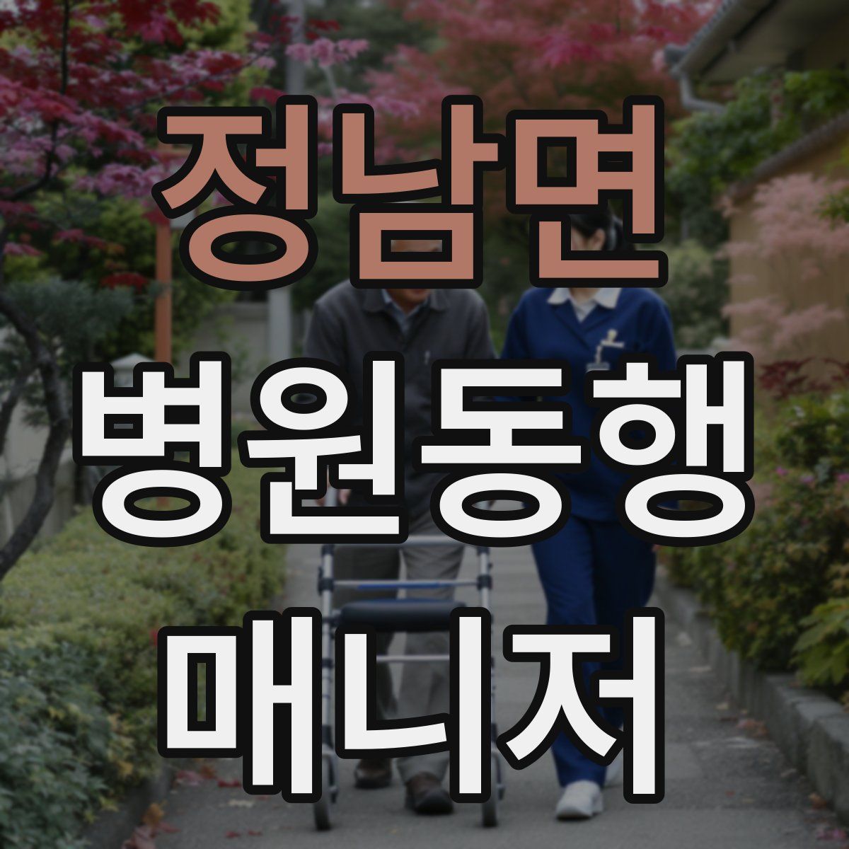 정남면 병원동행매니저 자격증