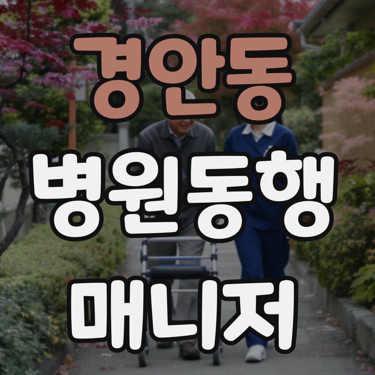 경안동 병원동행매니저 자격증