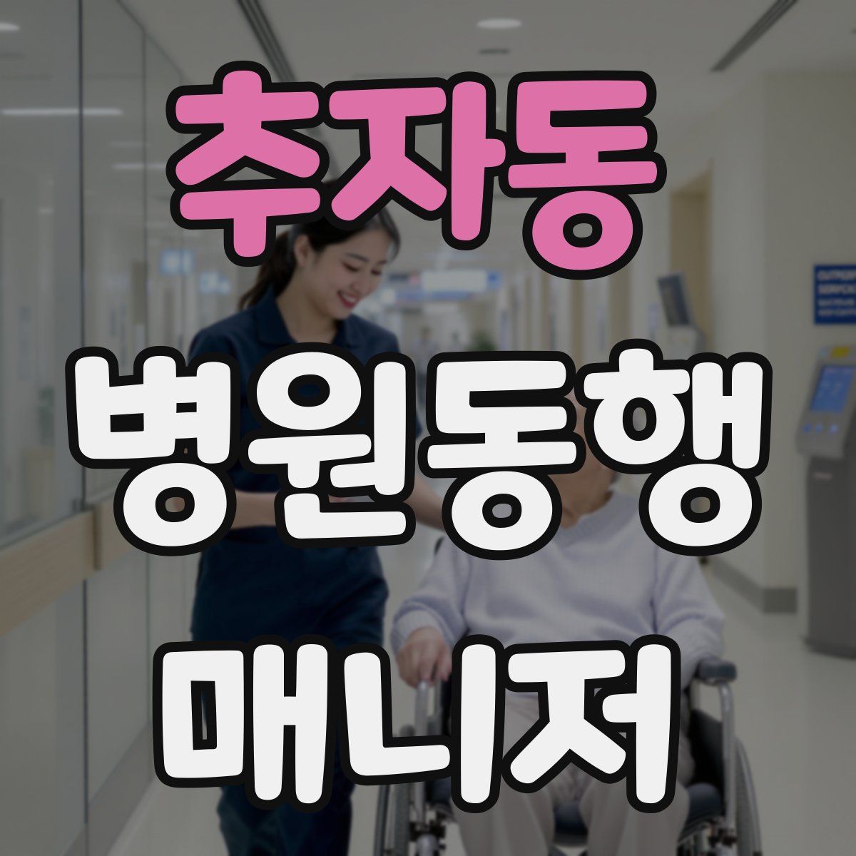 추자동 병원동행매니저 자격증