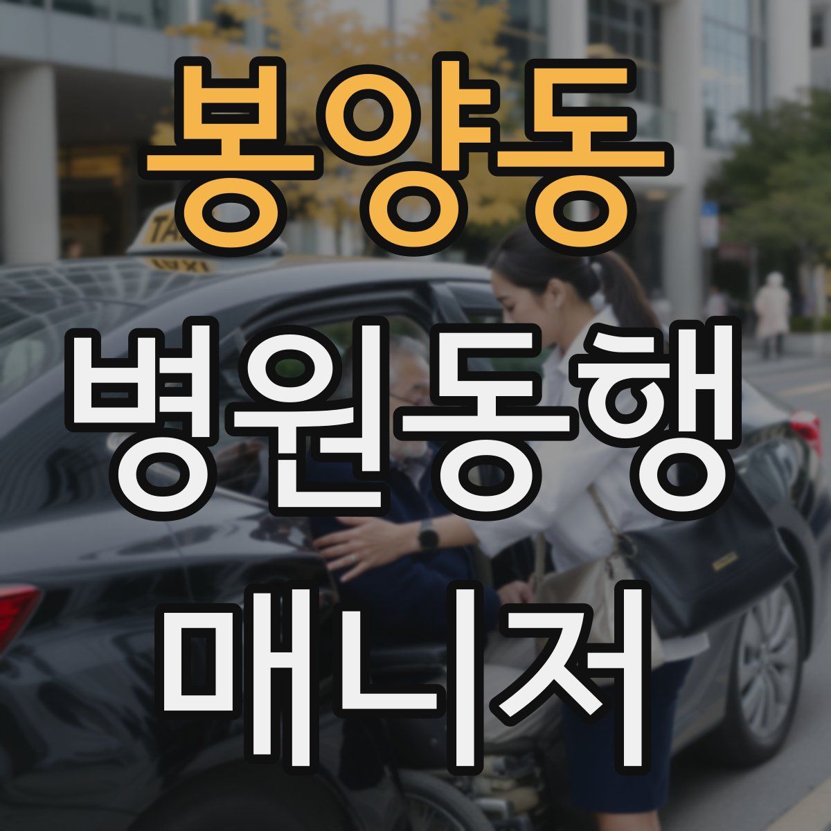 봉양동 병원동행매니저 자격증