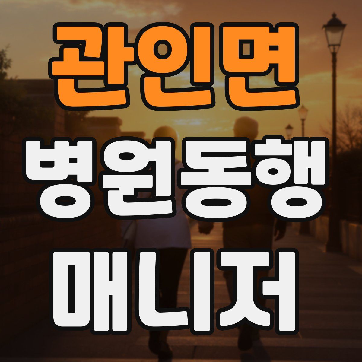 관인면 병원동행매니저 자격증