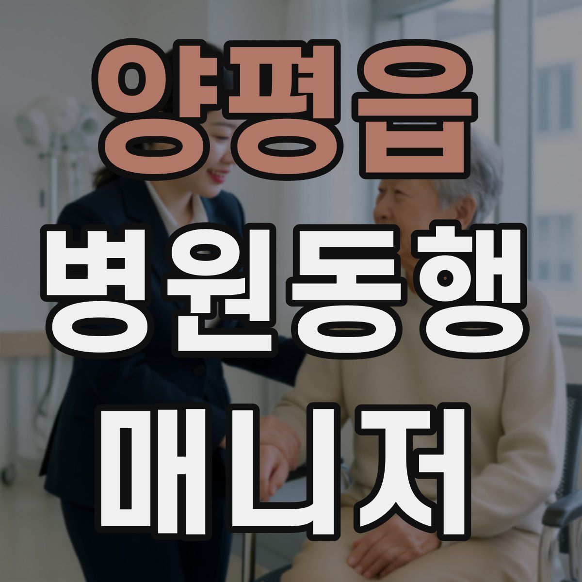 양평읍 병원동행매니저 자격증