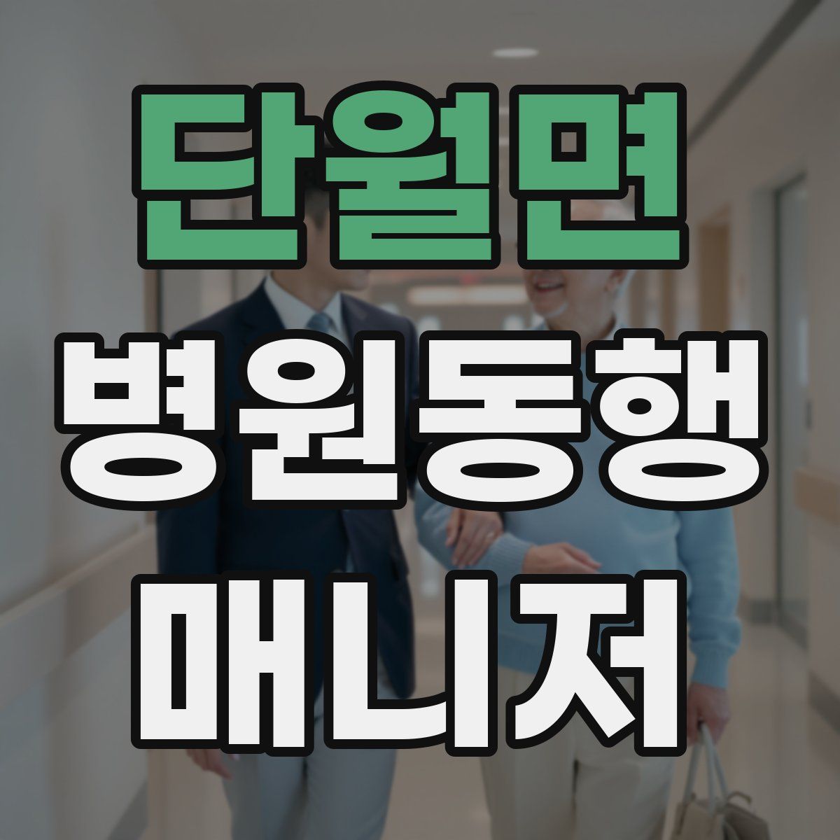 단월면 병원동행매니저 자격증