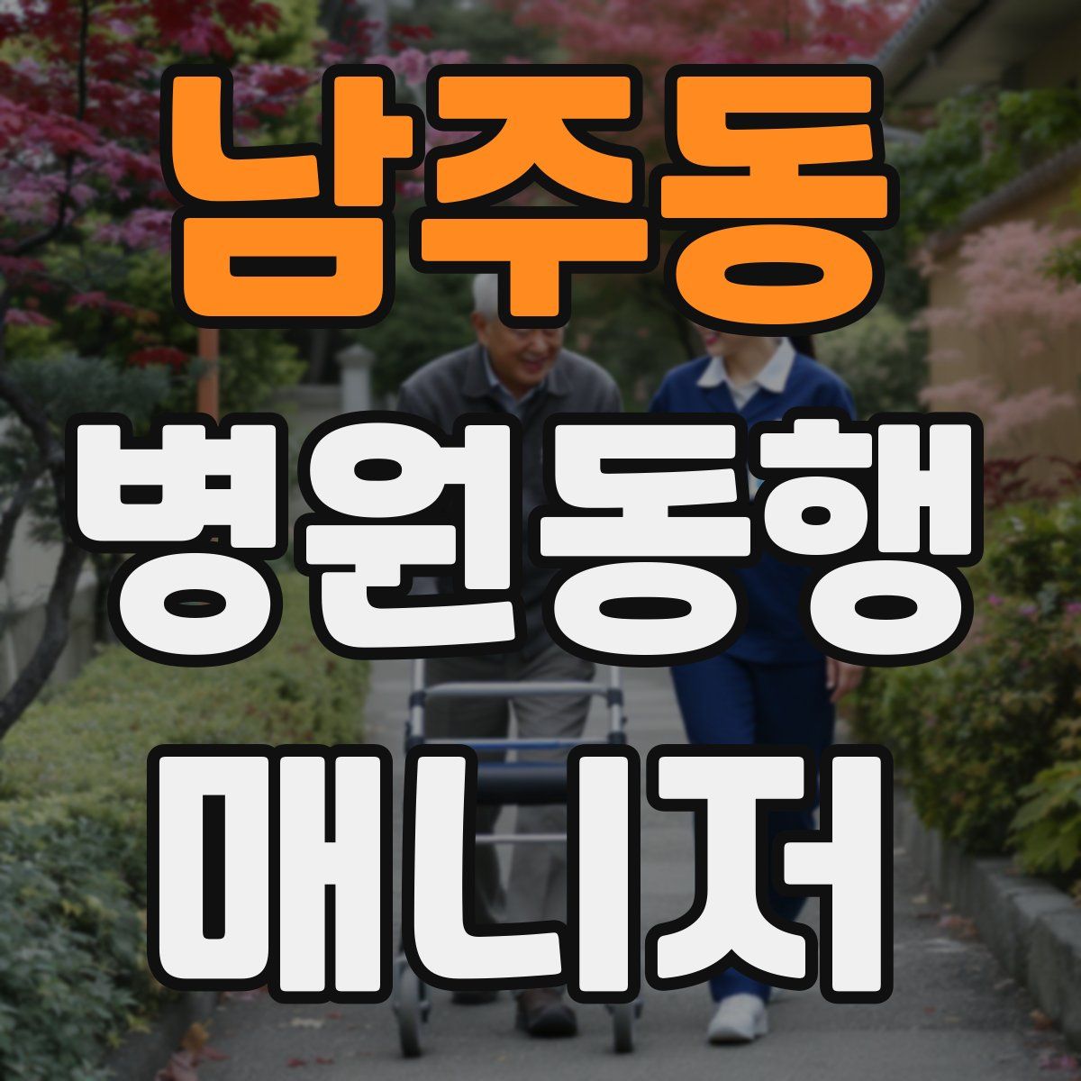 남주동 병원동행매니저 자격증