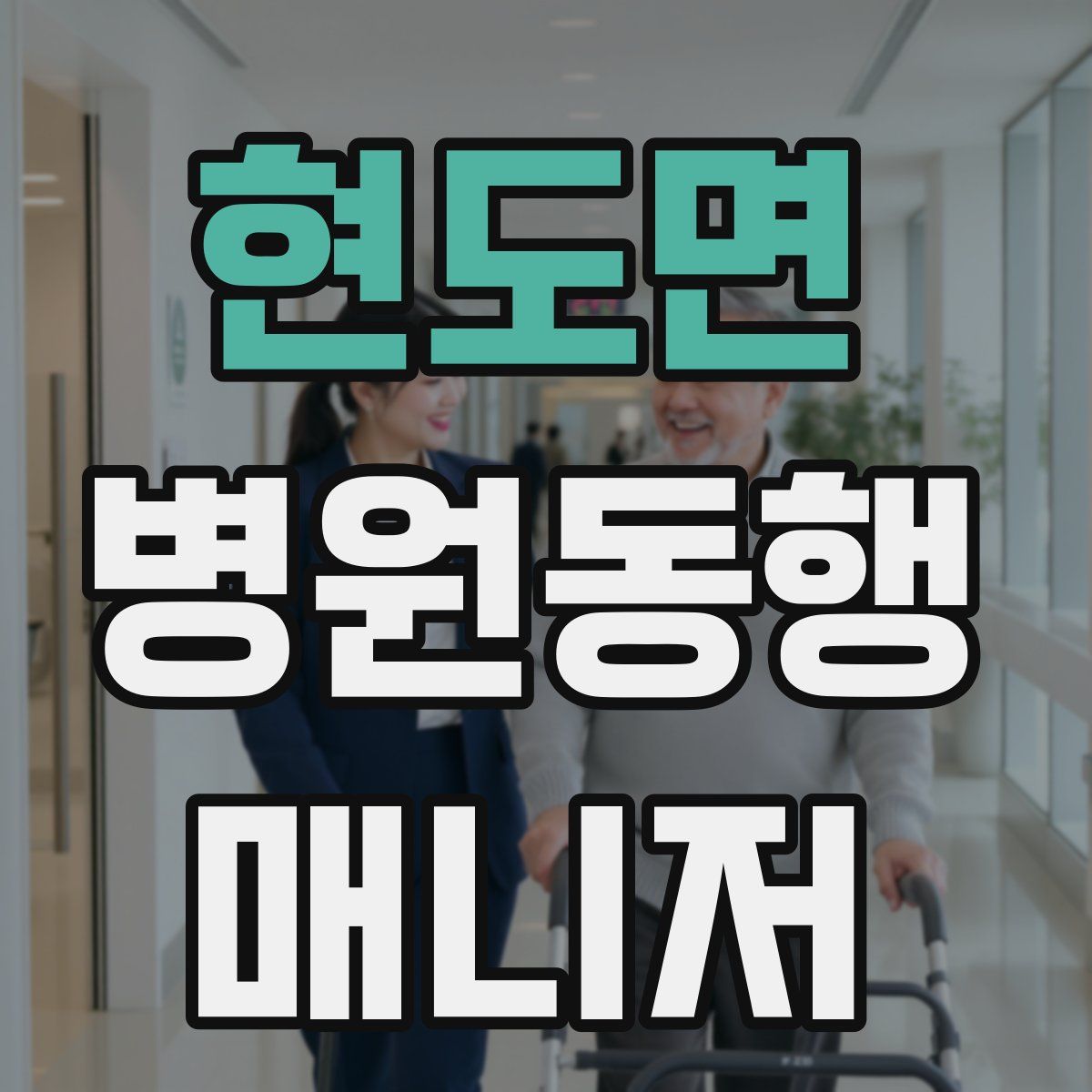 현도면 병원동행매니저 자격증