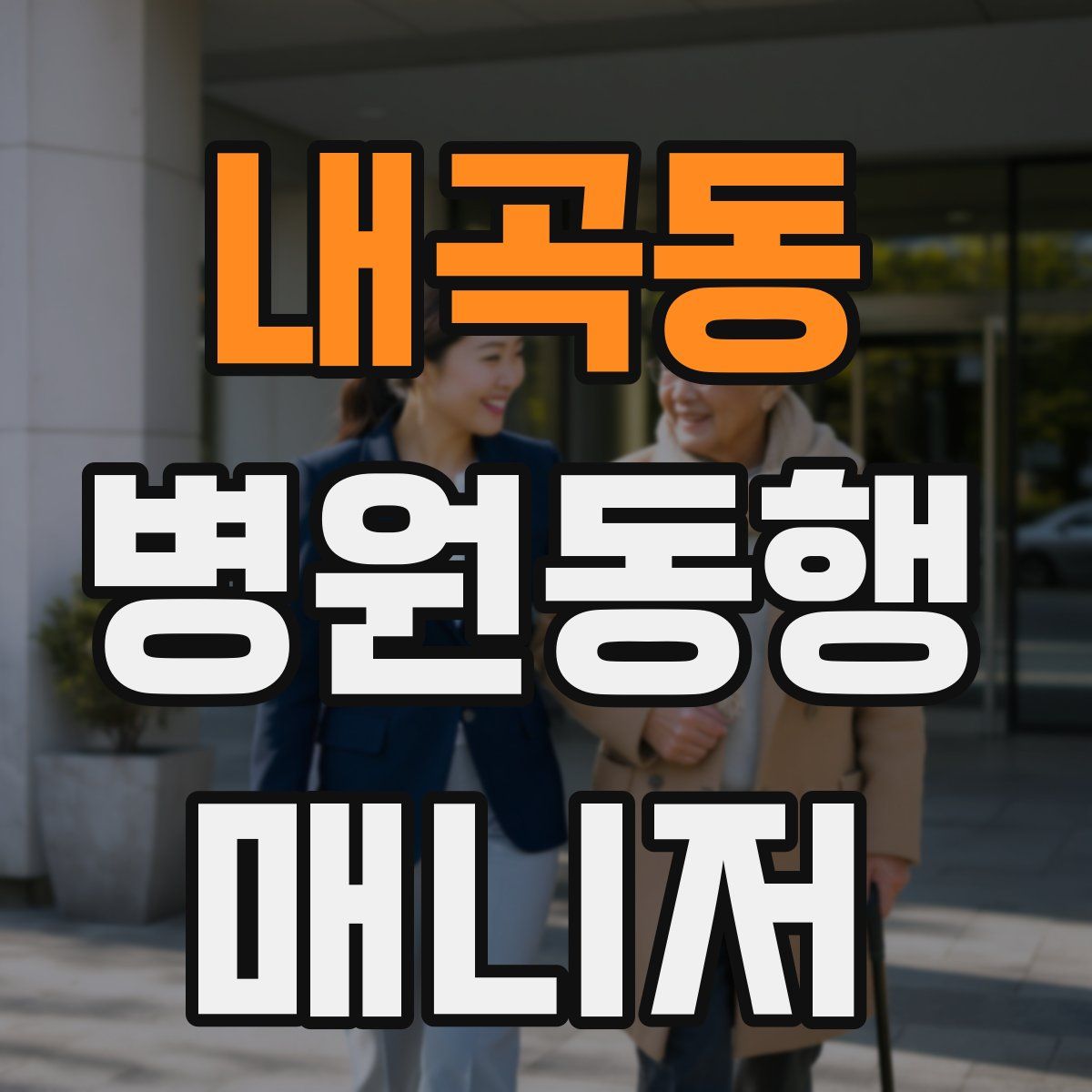 내곡동 병원동행매니저 자격증