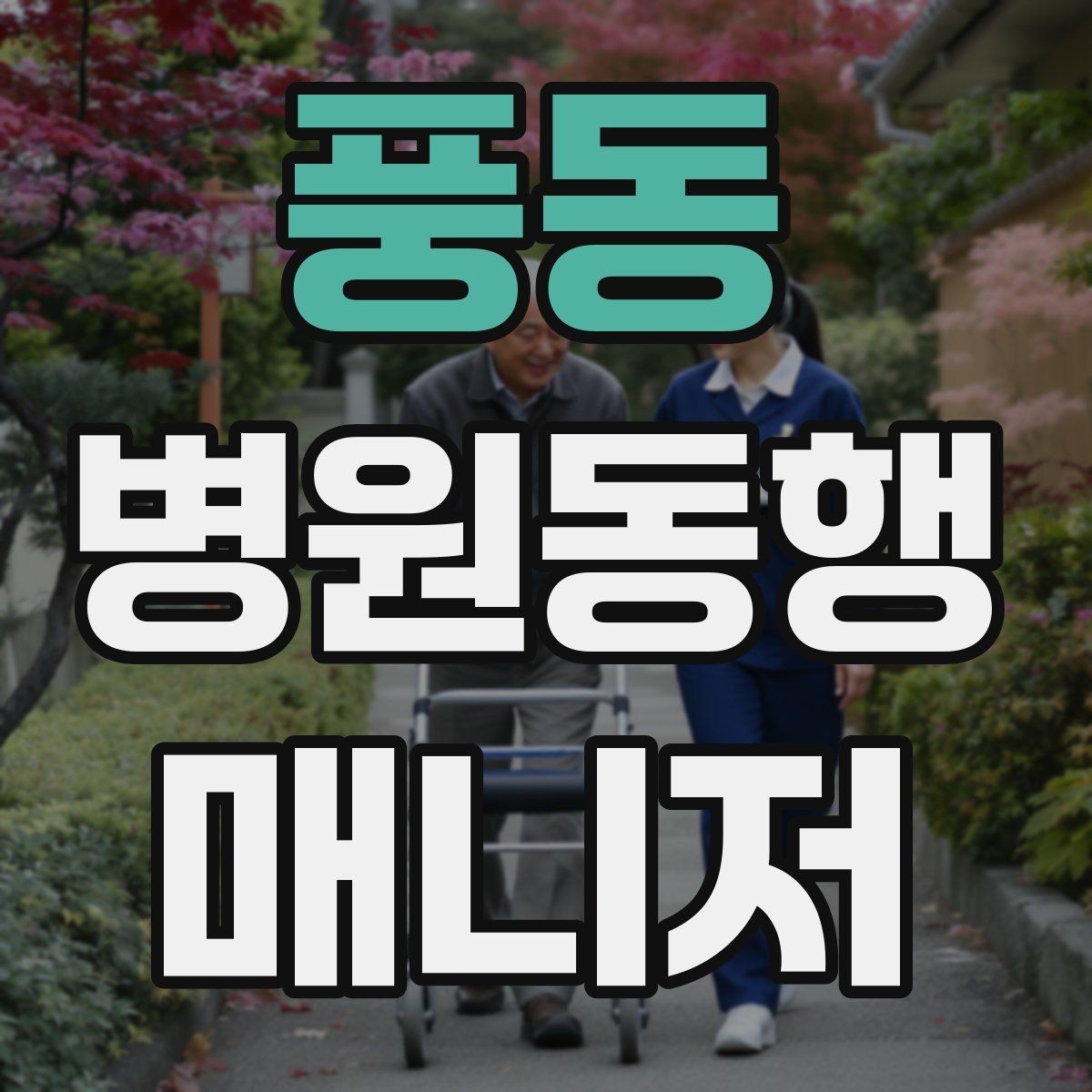 풍동 병원동행매니저 자격증 장기 동행 고객을 관리하는 방법