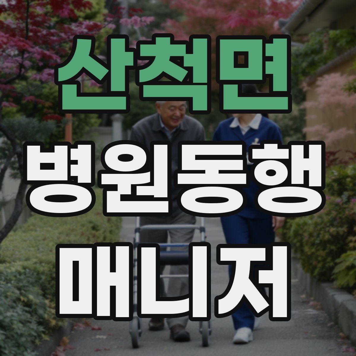 산척면 병원동행매니저 자격증