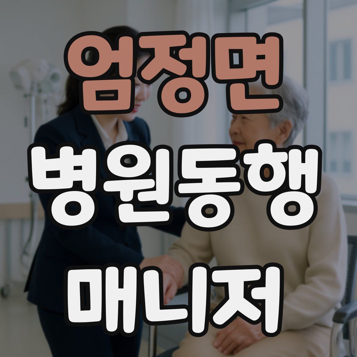 엄정면 병원동행매니저 자격증