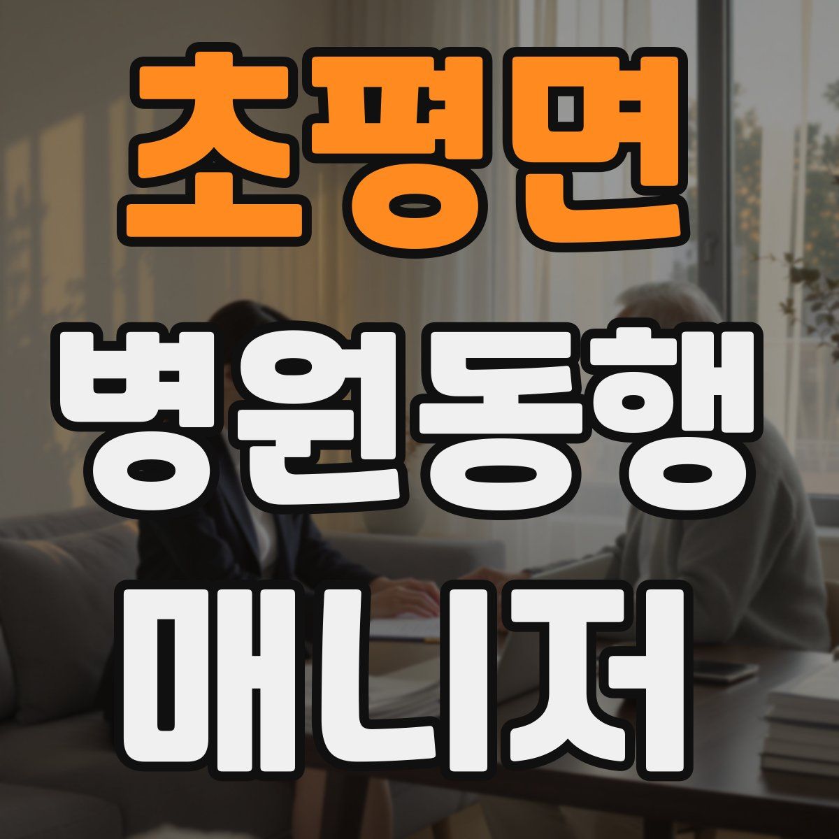 초평면 병원동행매니저 자격증