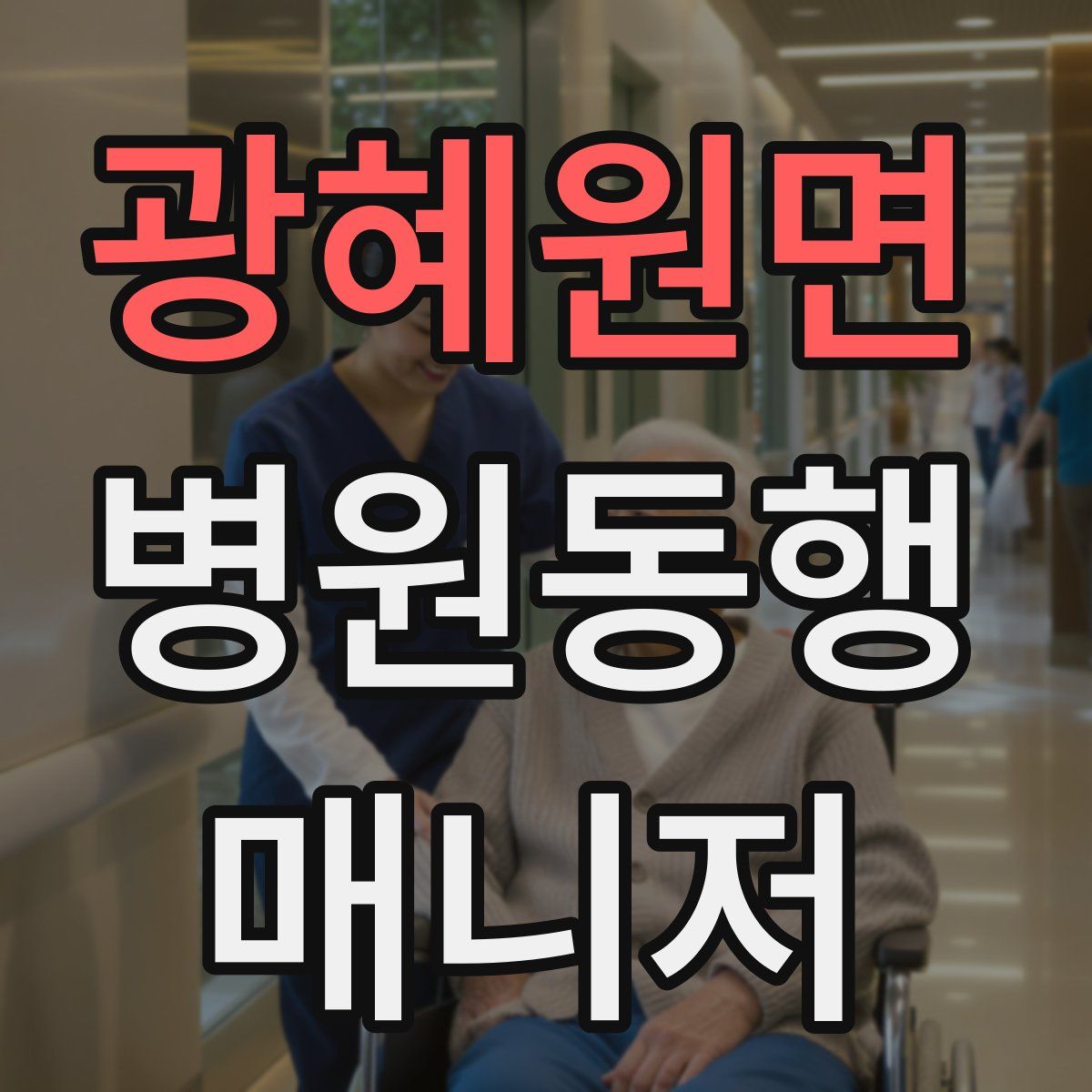 광혜원면 병원동행매니저 자격증