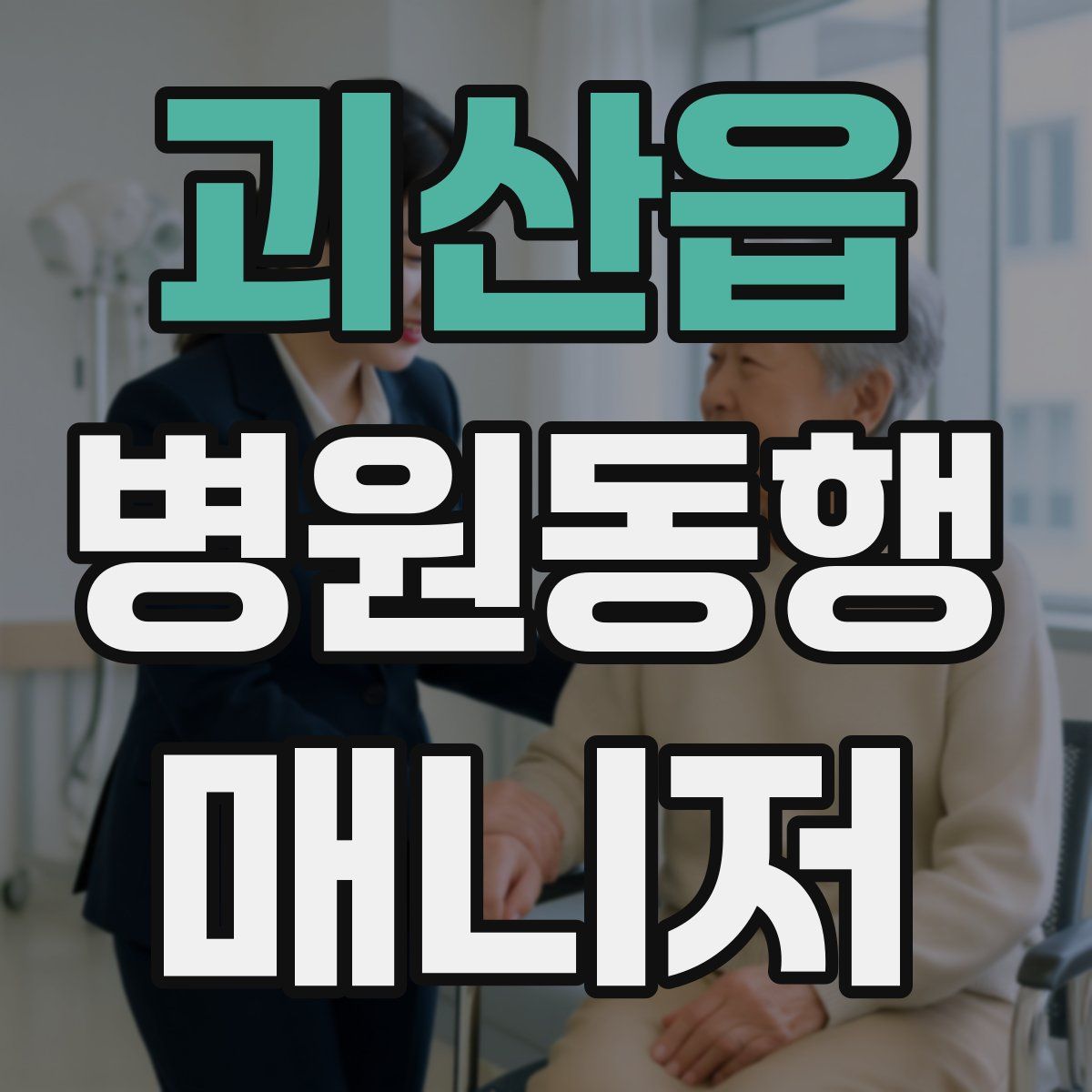 괴산읍 병원동행매니저 자격증