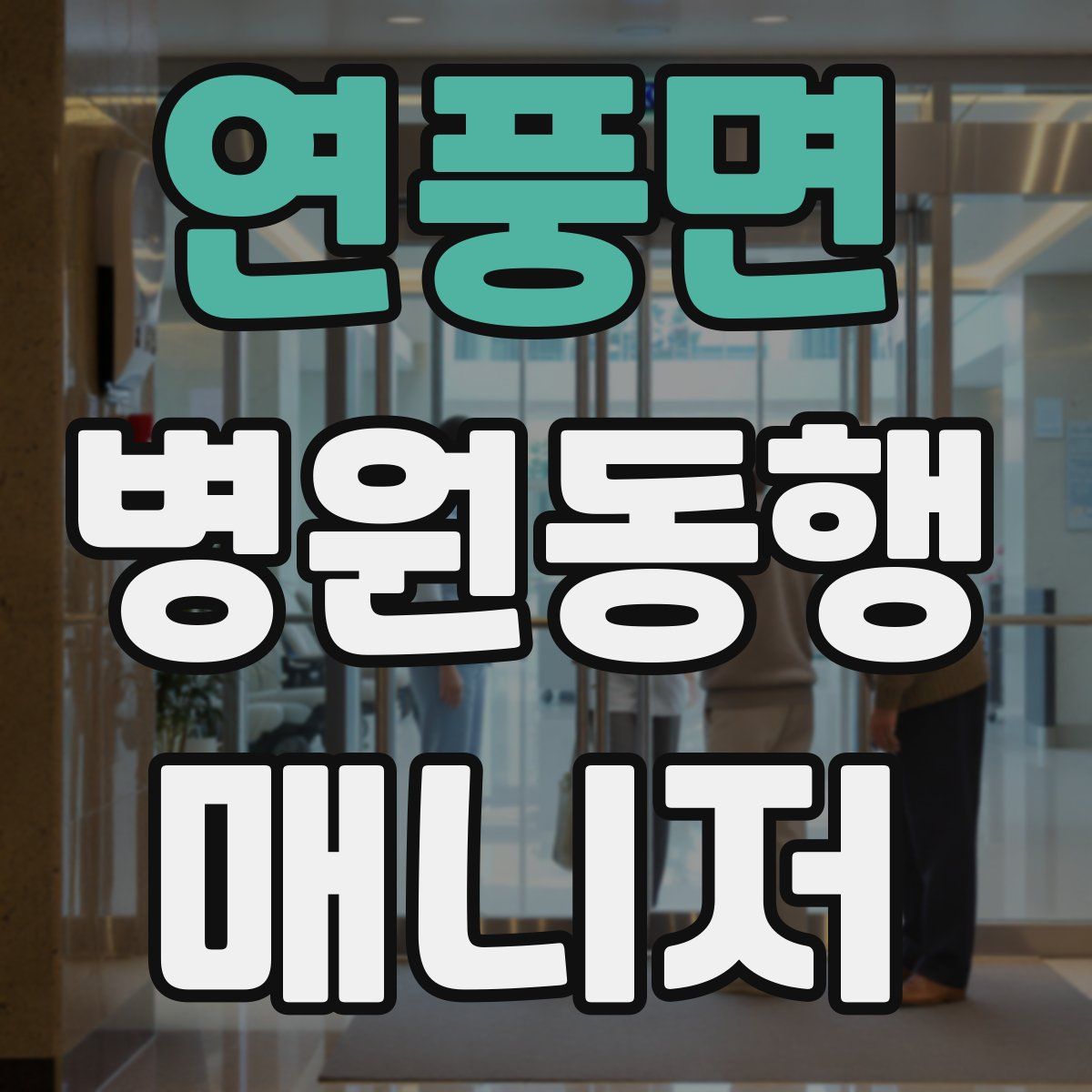 연풍면 병원동행매니저 자격증