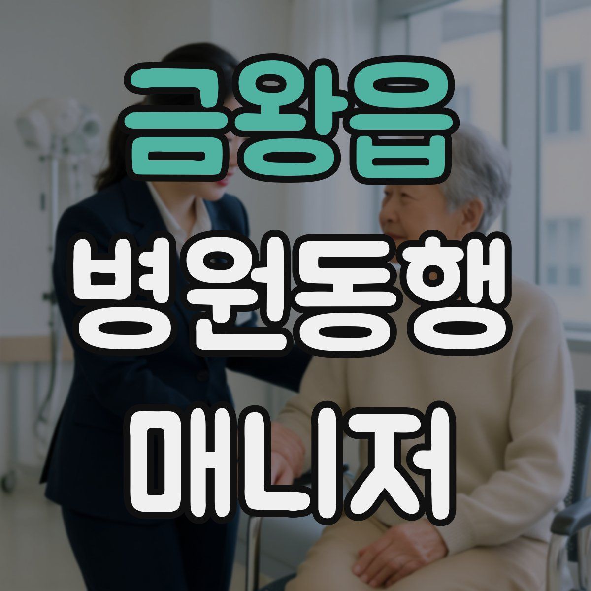 금왕읍 병원동행매니저 자격증