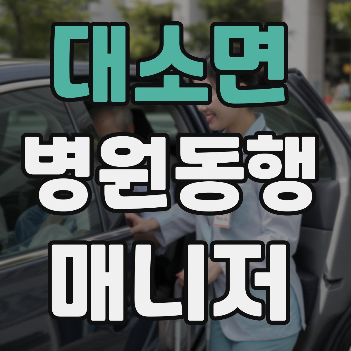 대소면 병원동행매니저 자격증