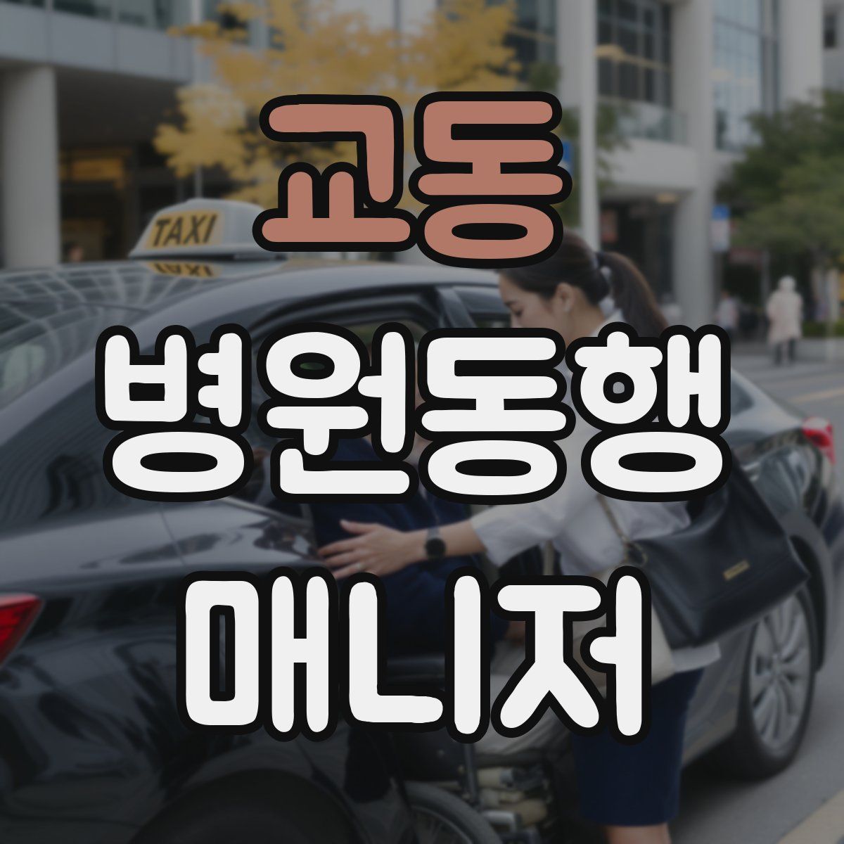 교동 병원동행매니저 자격증