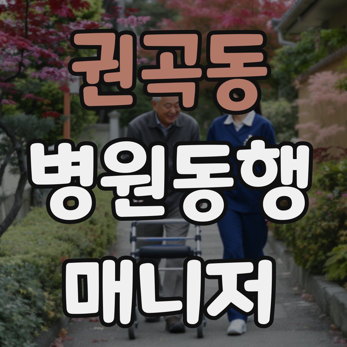 권곡동 병원동행매니저 자격증