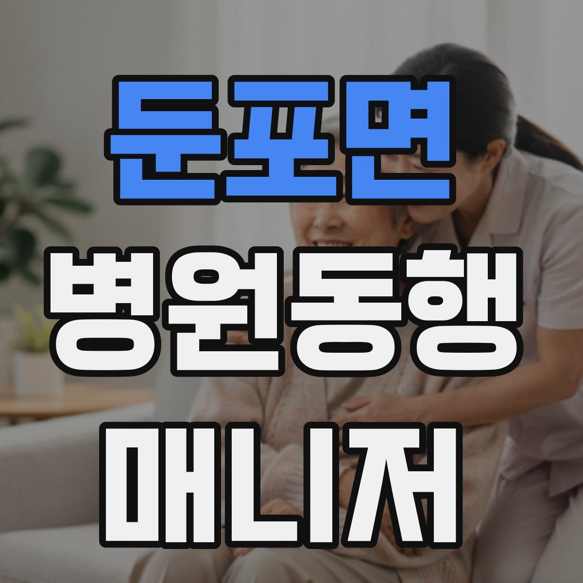 둔포면 병원동행매니저 자격증