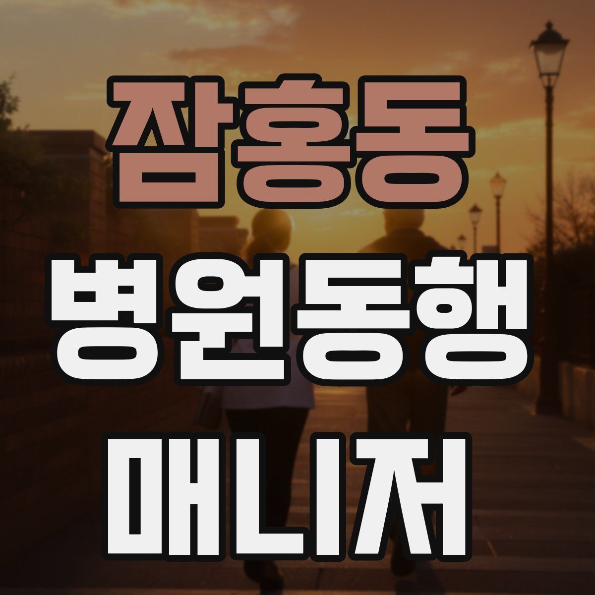 잠홍동 병원동행매니저 자격증