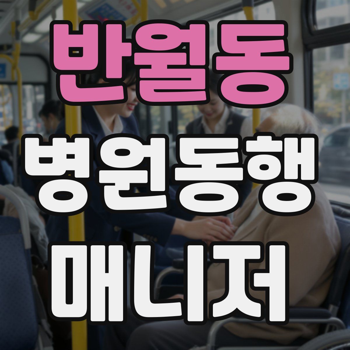 반월동 병원동행매니저 자격증