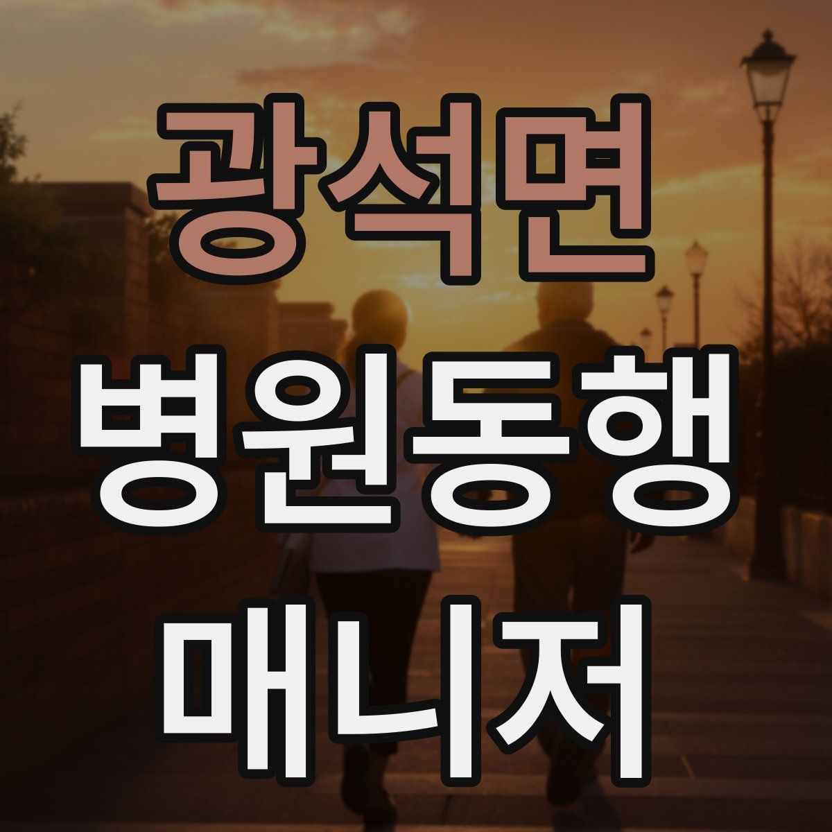 광석면 병원동행매니저 자격증