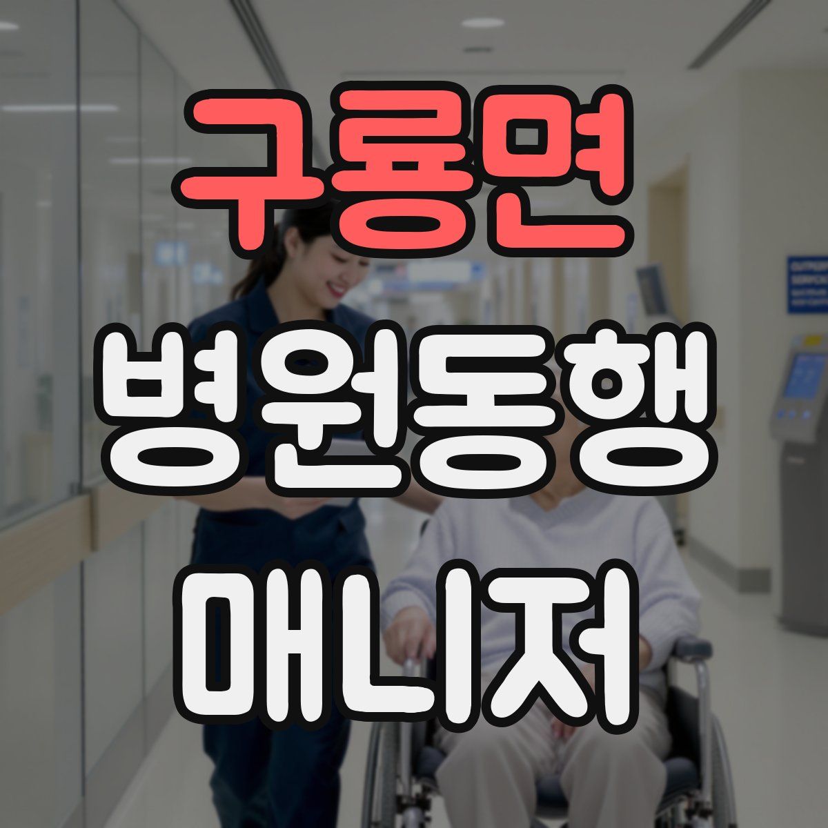 구룡면 병원동행매니저 자격증