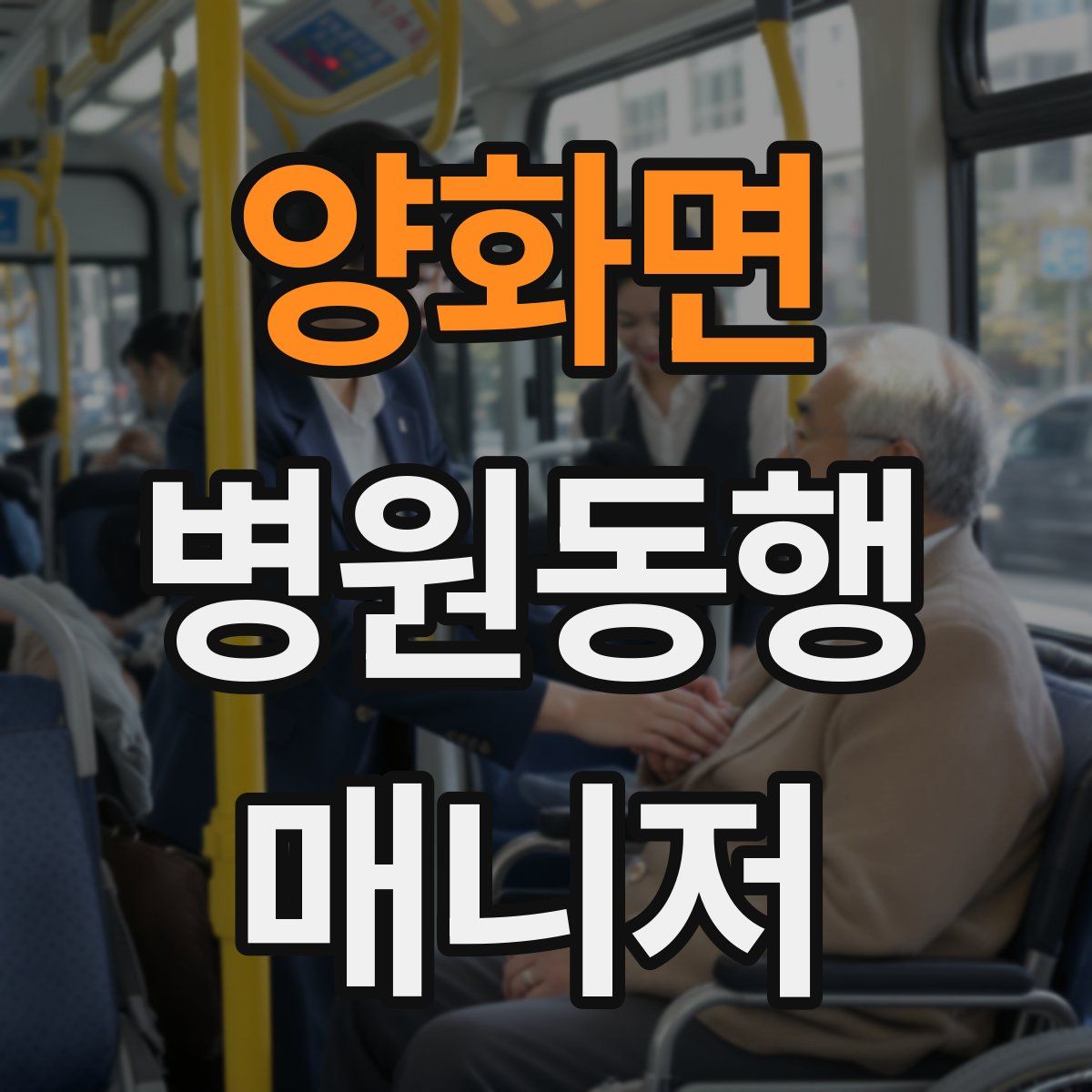 양화면 병원동행매니저 자격증