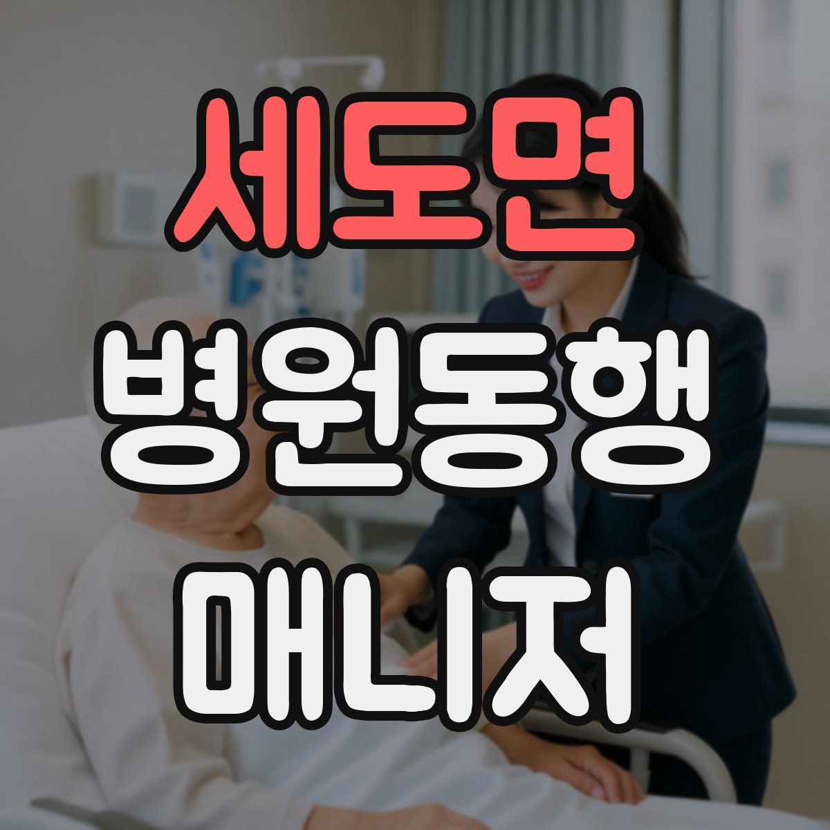 세도면 병원동행매니저 자격증