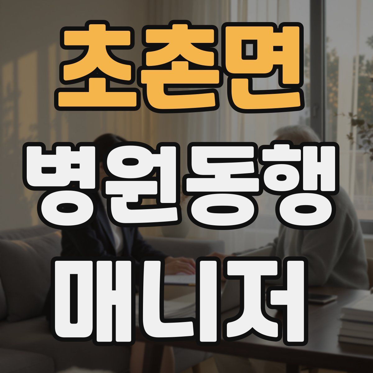 초촌면 병원동행매니저 자격증