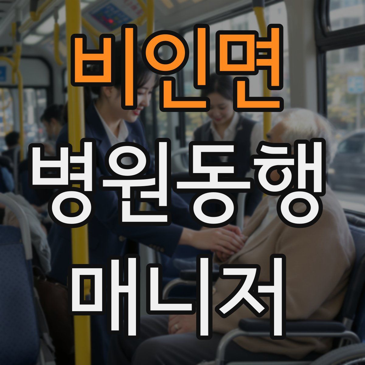 비인면 병원동행매니저 자격증