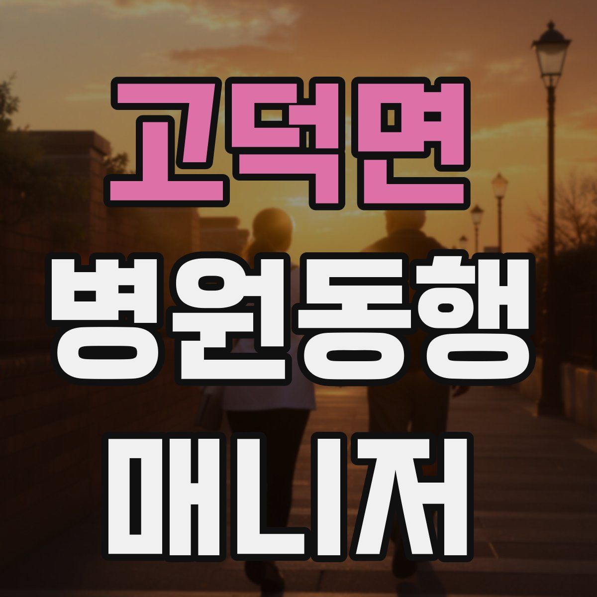 고덕면 병원동행매니저 자격증