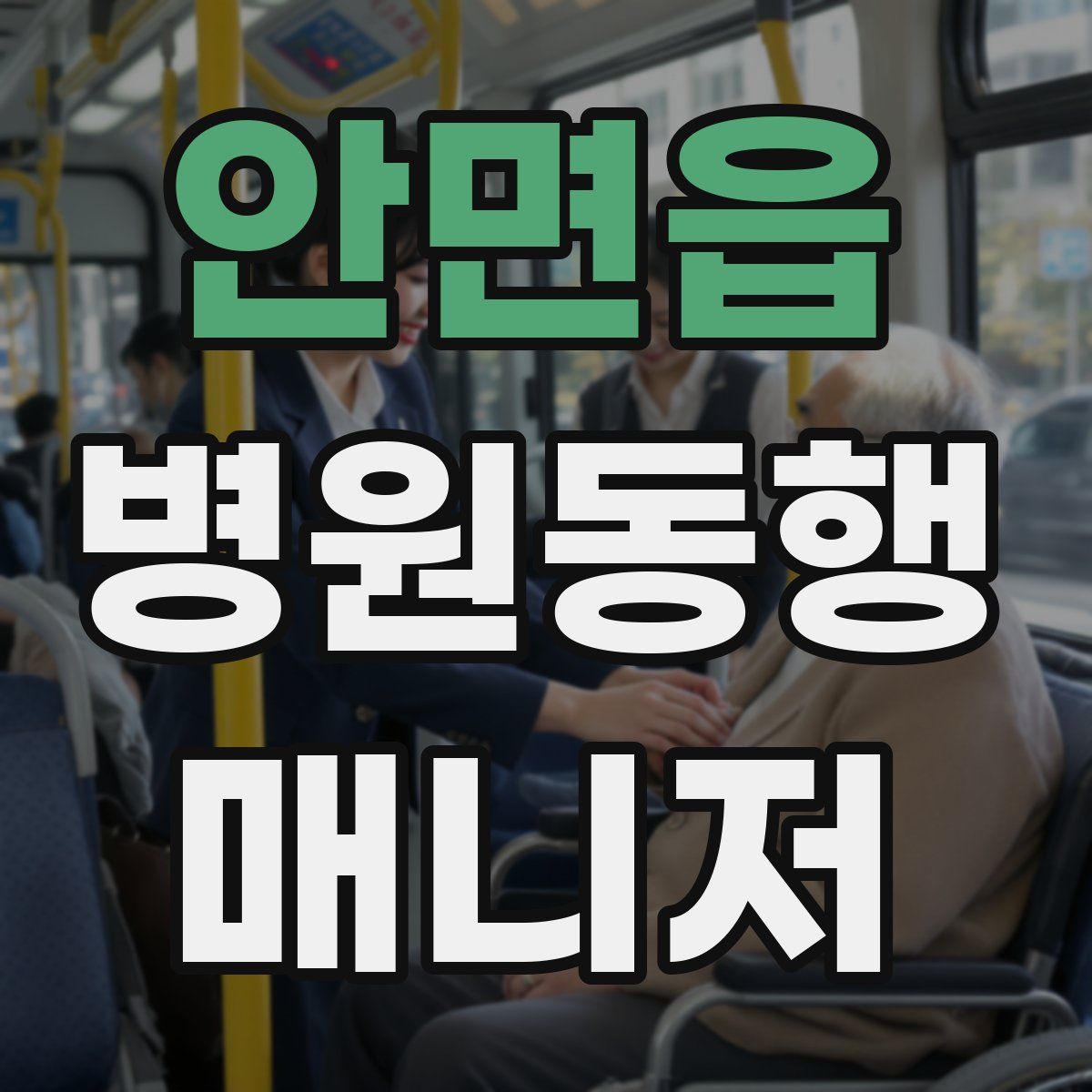 안면읍 병원동행매니저 자격증