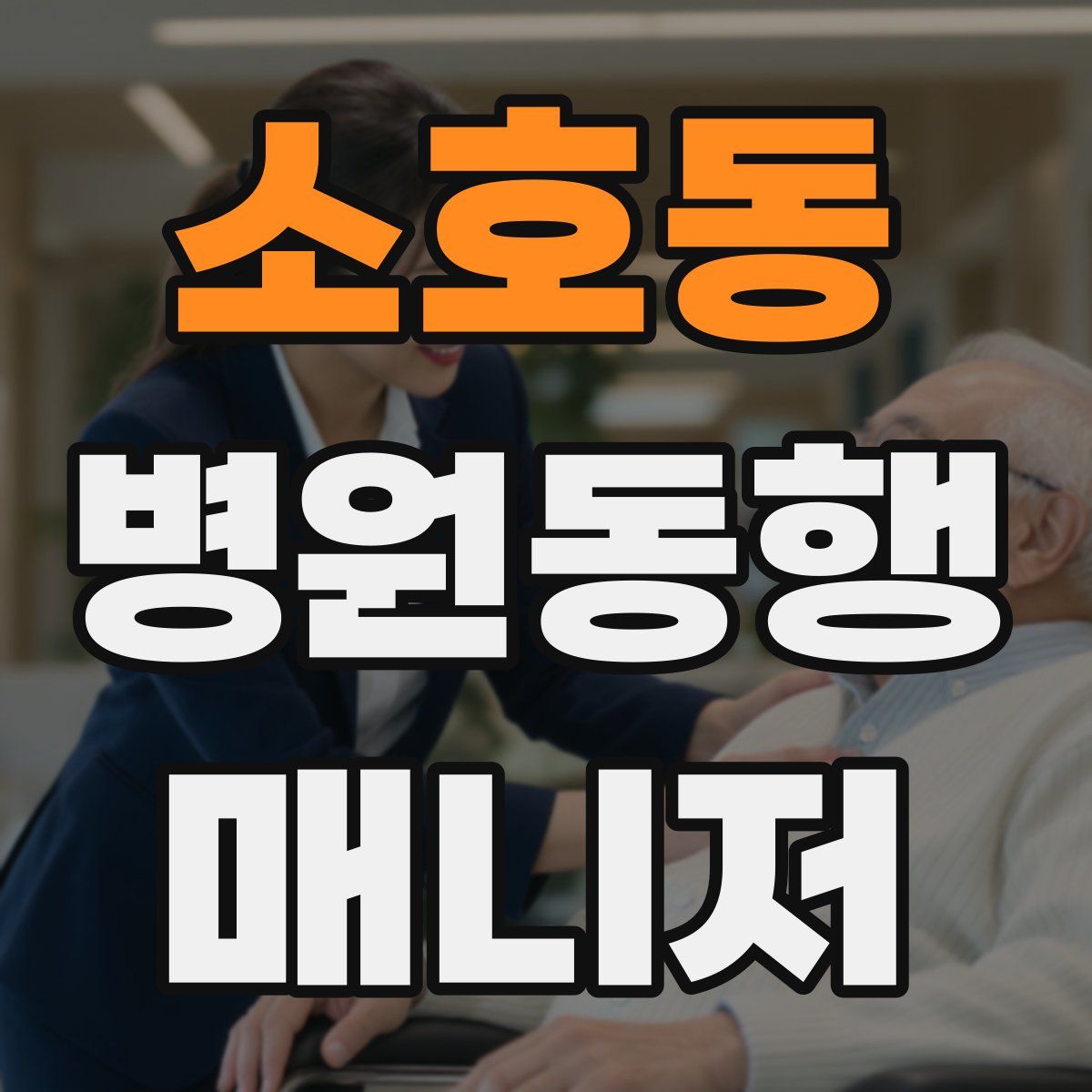 소호동 병원동행매니저 자격증