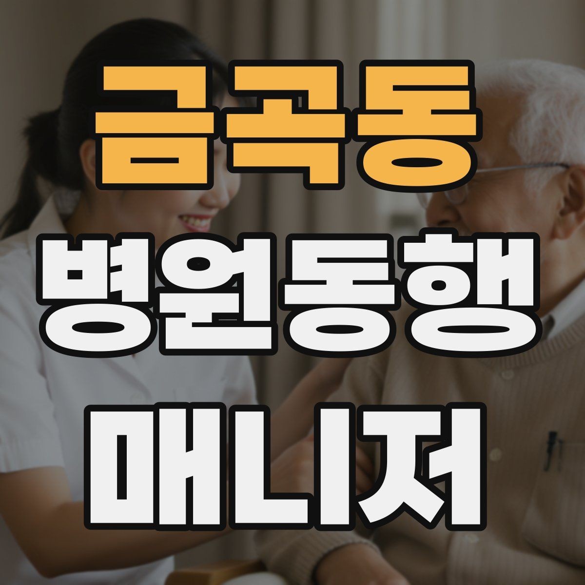 금곡동 병원동행매니저 자격증 보호자에게 전달할 내용 정리 체크