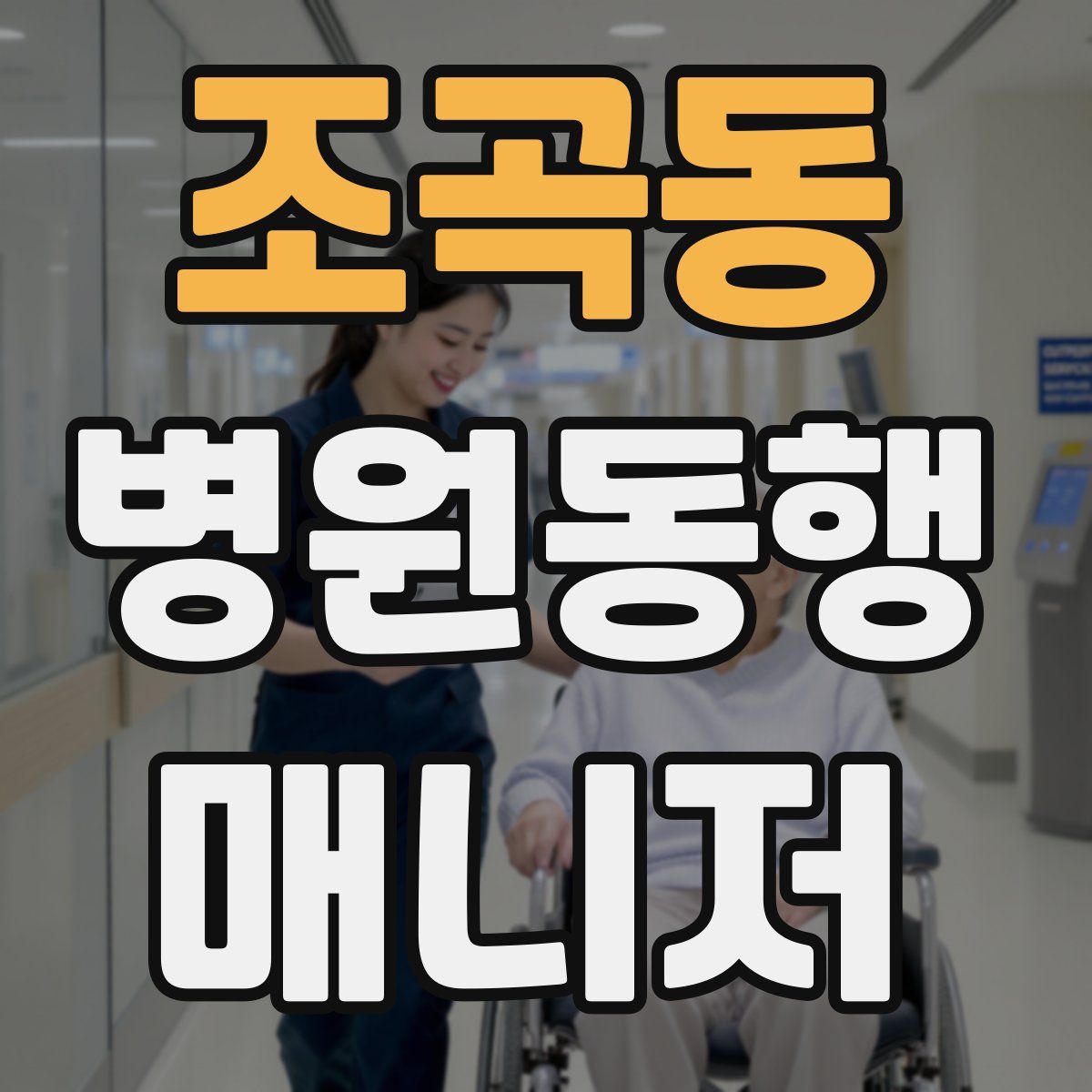 조곡동 병원동행매니저 자격증