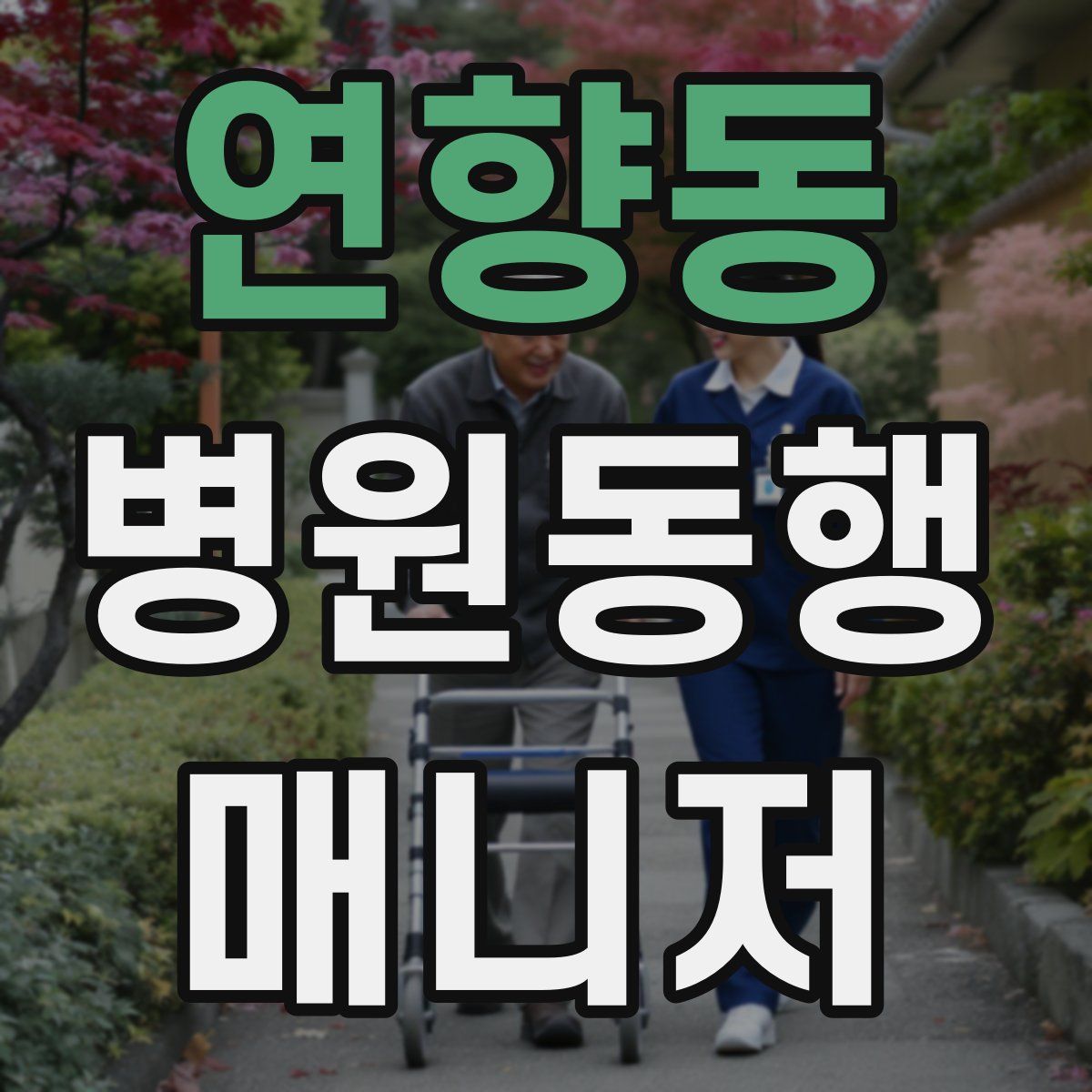 연향동 병원동행매니저 자격증