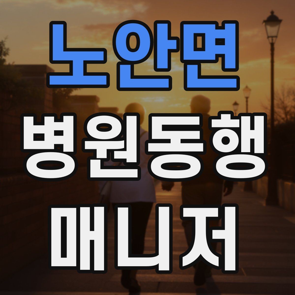 노안면 병원동행매니저 자격증 다중 검사 동선 계획 세우는 방법