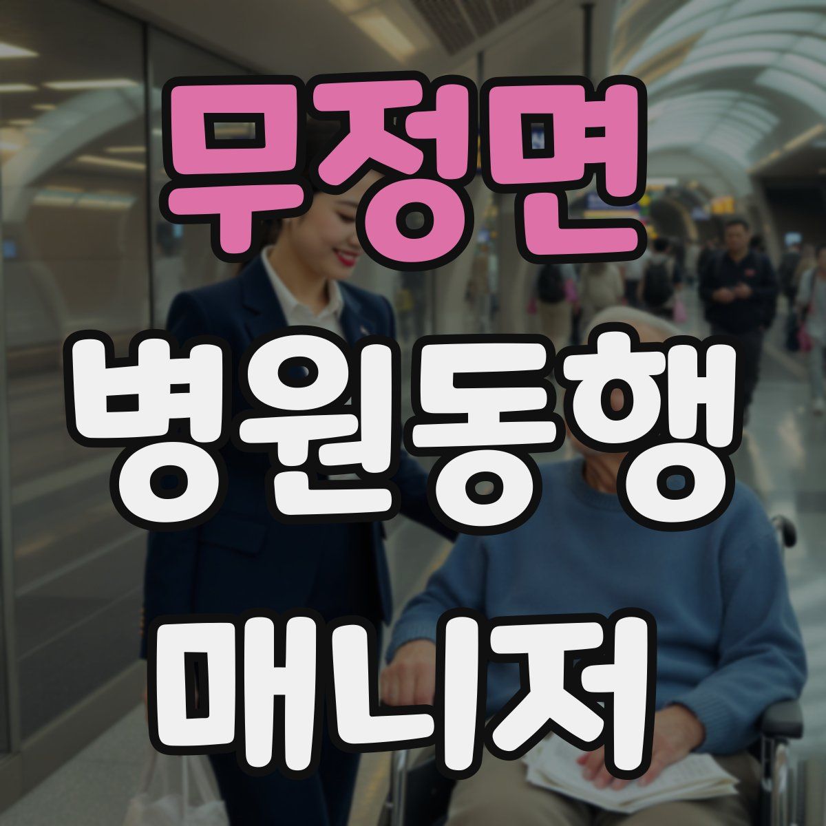 무정면 병원동행매니저 자격증