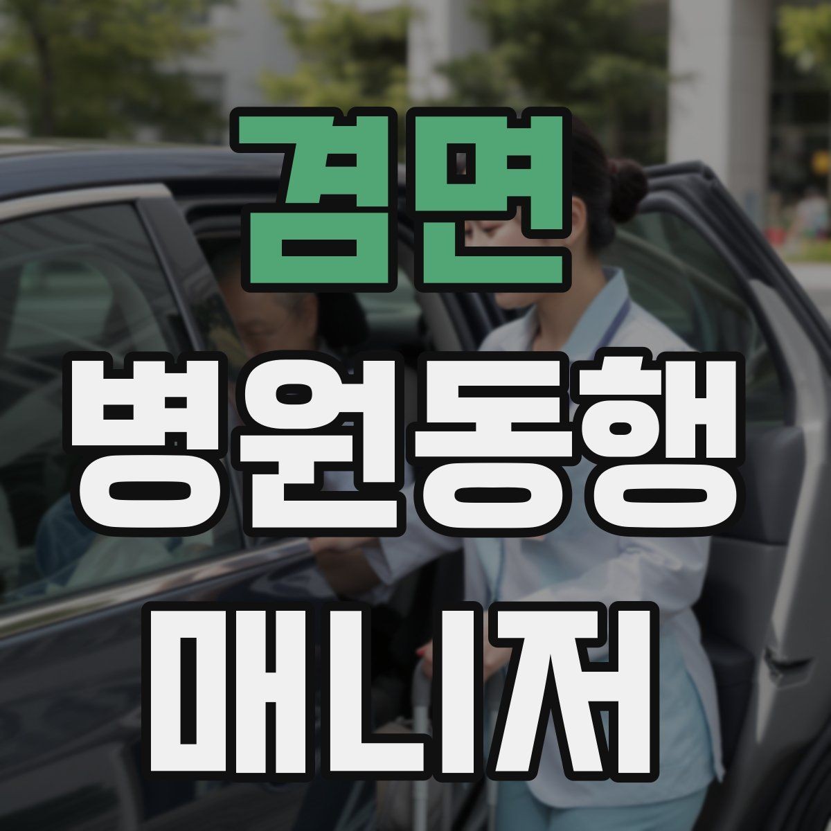 겸면 병원동행매니저 자격증 복약 관련 질문을 정리해두면 좋은 이유