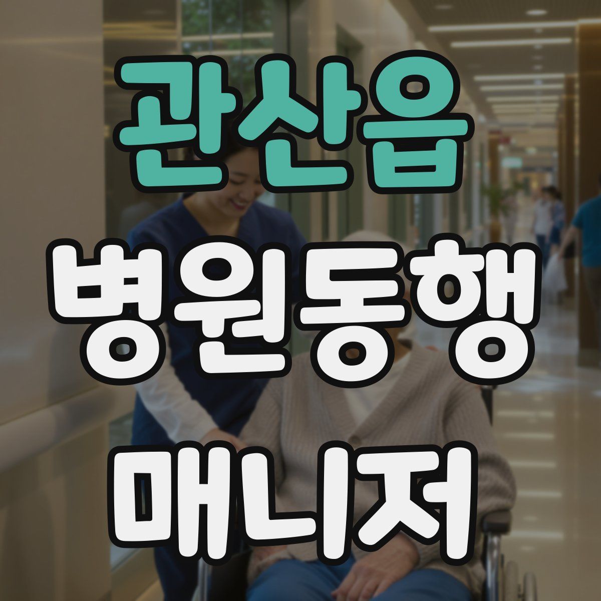 관산읍 병원동행매니저 자격증