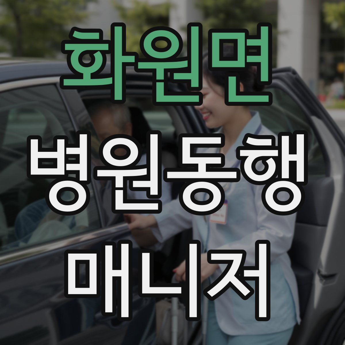 화원면 병원동행매니저 자격증