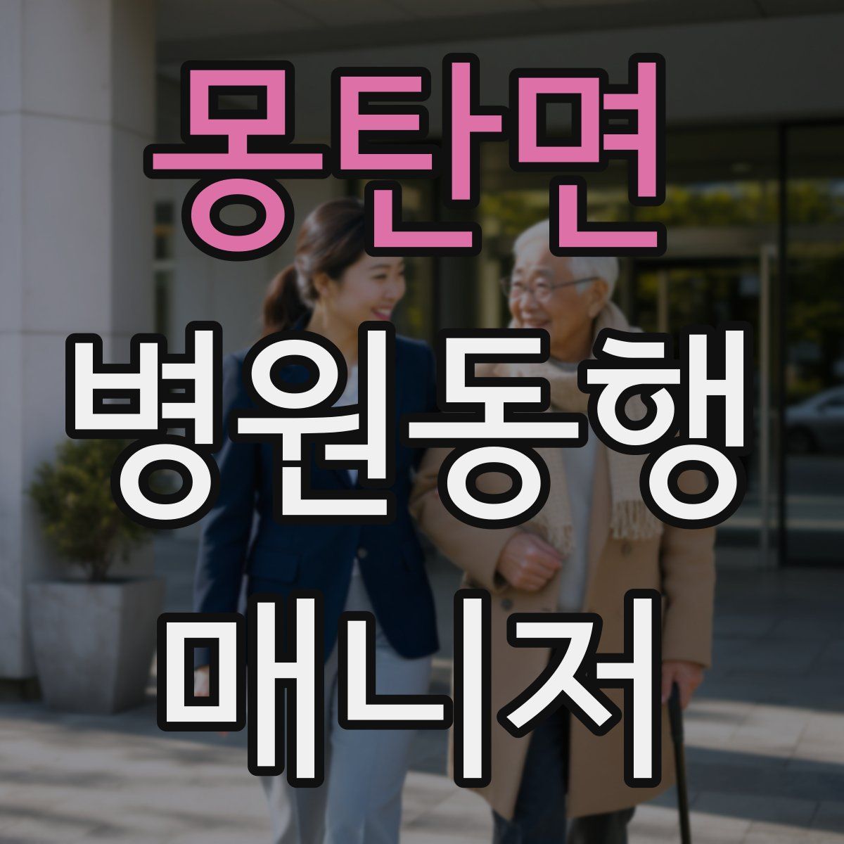 몽탄면 병원동행매니저 자격증
