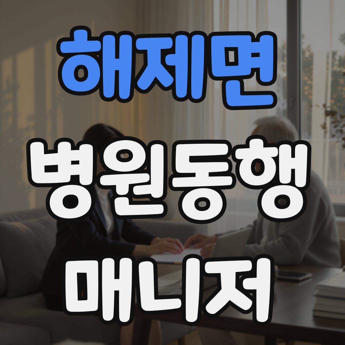 해제면 병원동행매니저 자격증