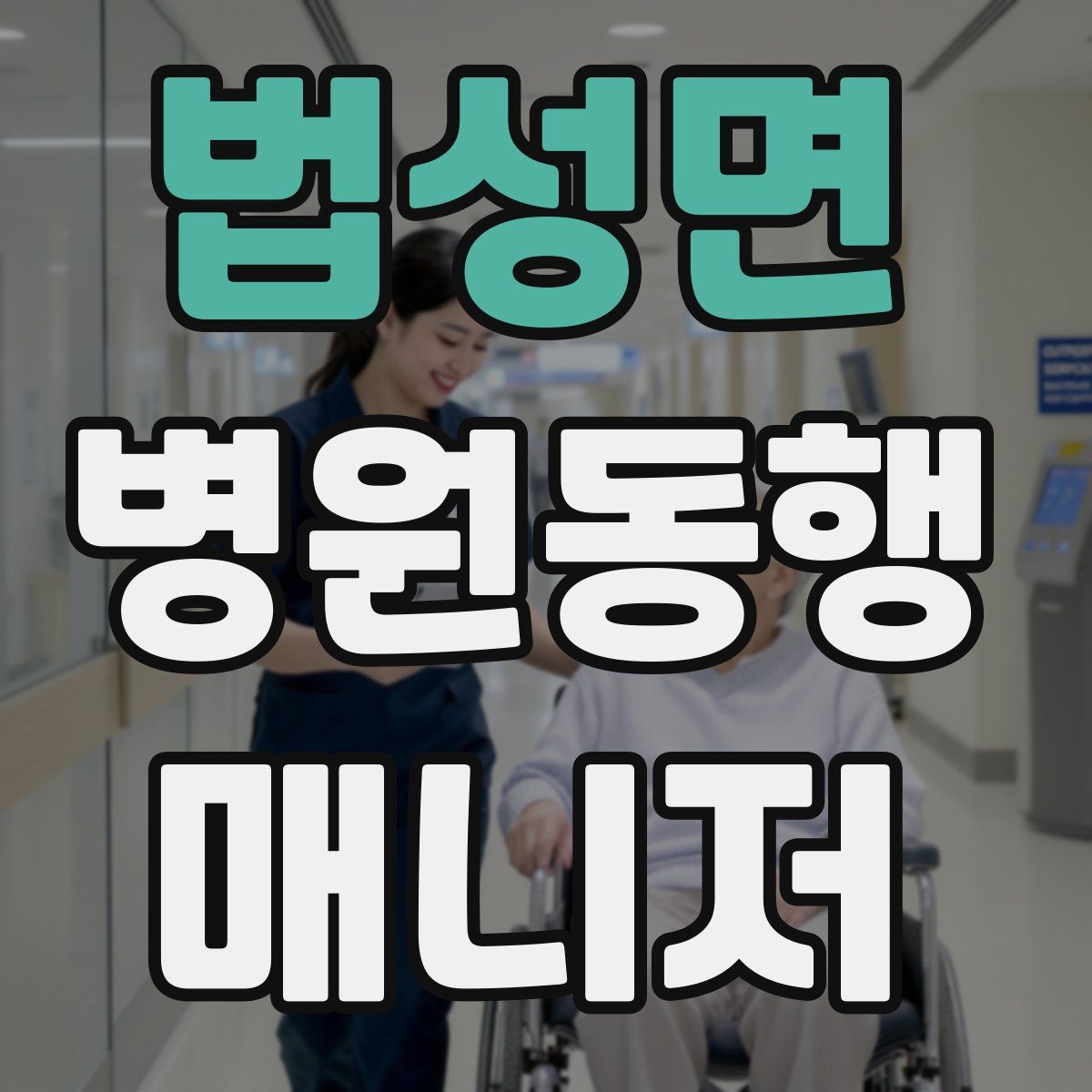 법성면 병원동행매니저 자격증