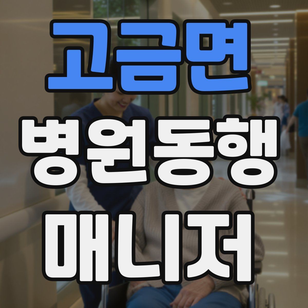 고금면 병원동행매니저 자격증 동행 중 식사 시간 관리 팁